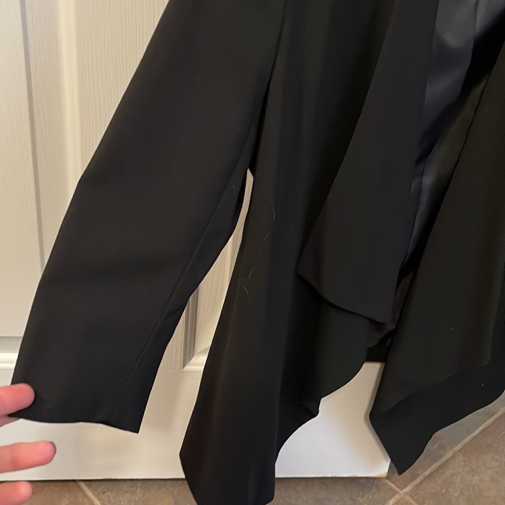 Kenneth Cole Reaction Open Front Tuxedo Blazer Ja… - image 4